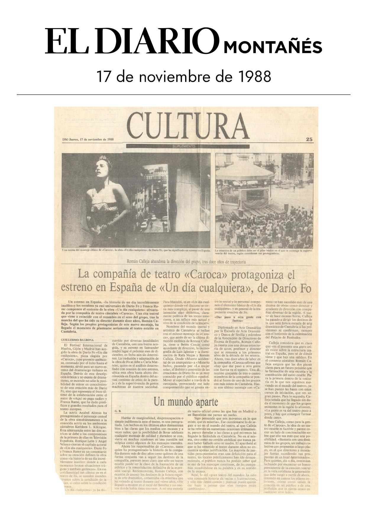 Diario Montañés - 17/11/1988