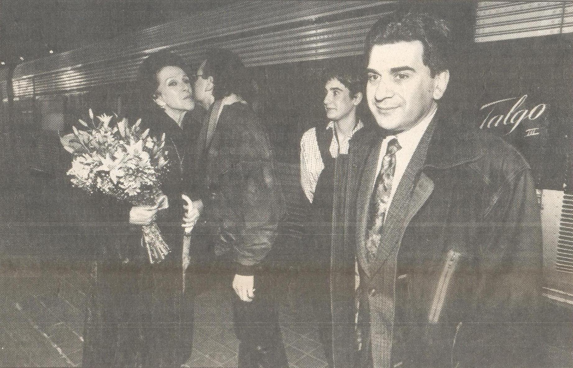 1994. Con Amparo Rivelles y Perez de la Fuente