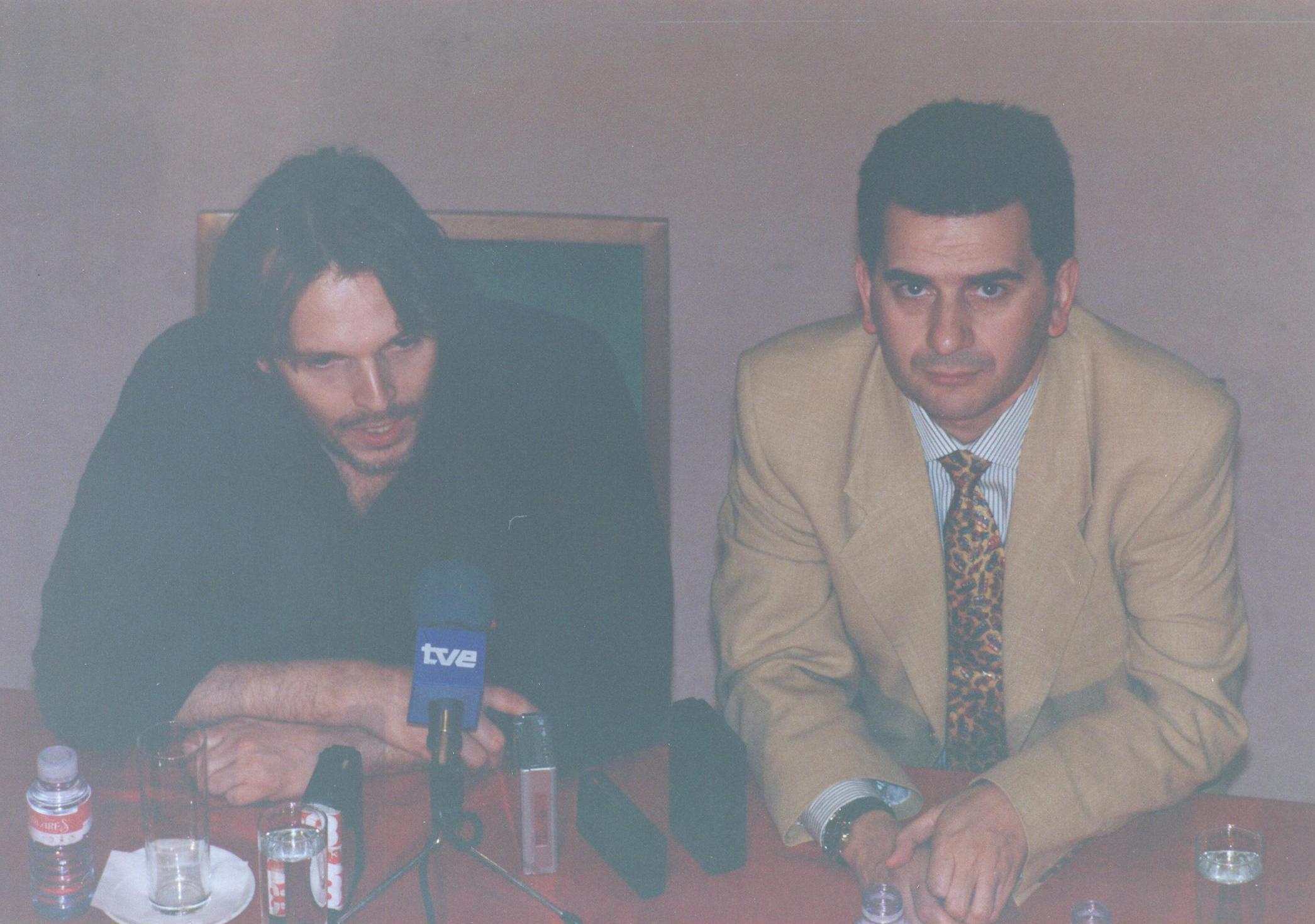 1995. Con Miguel Bosé