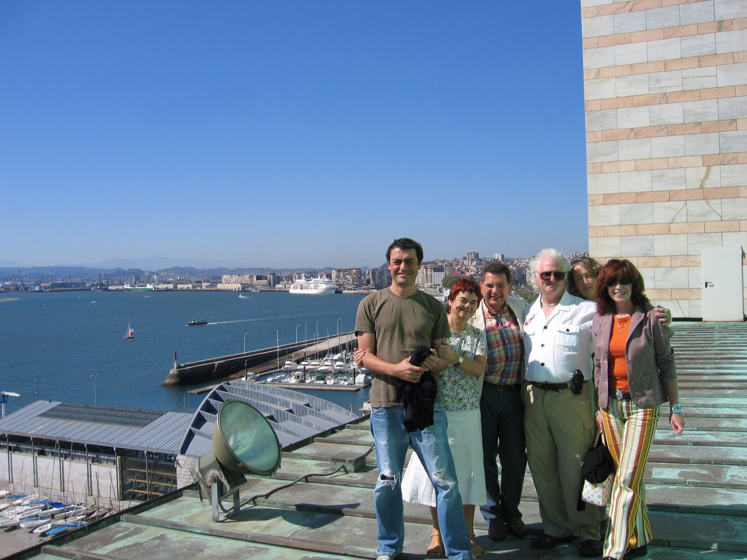 2006. Con John Strasberg, profesores escuela.