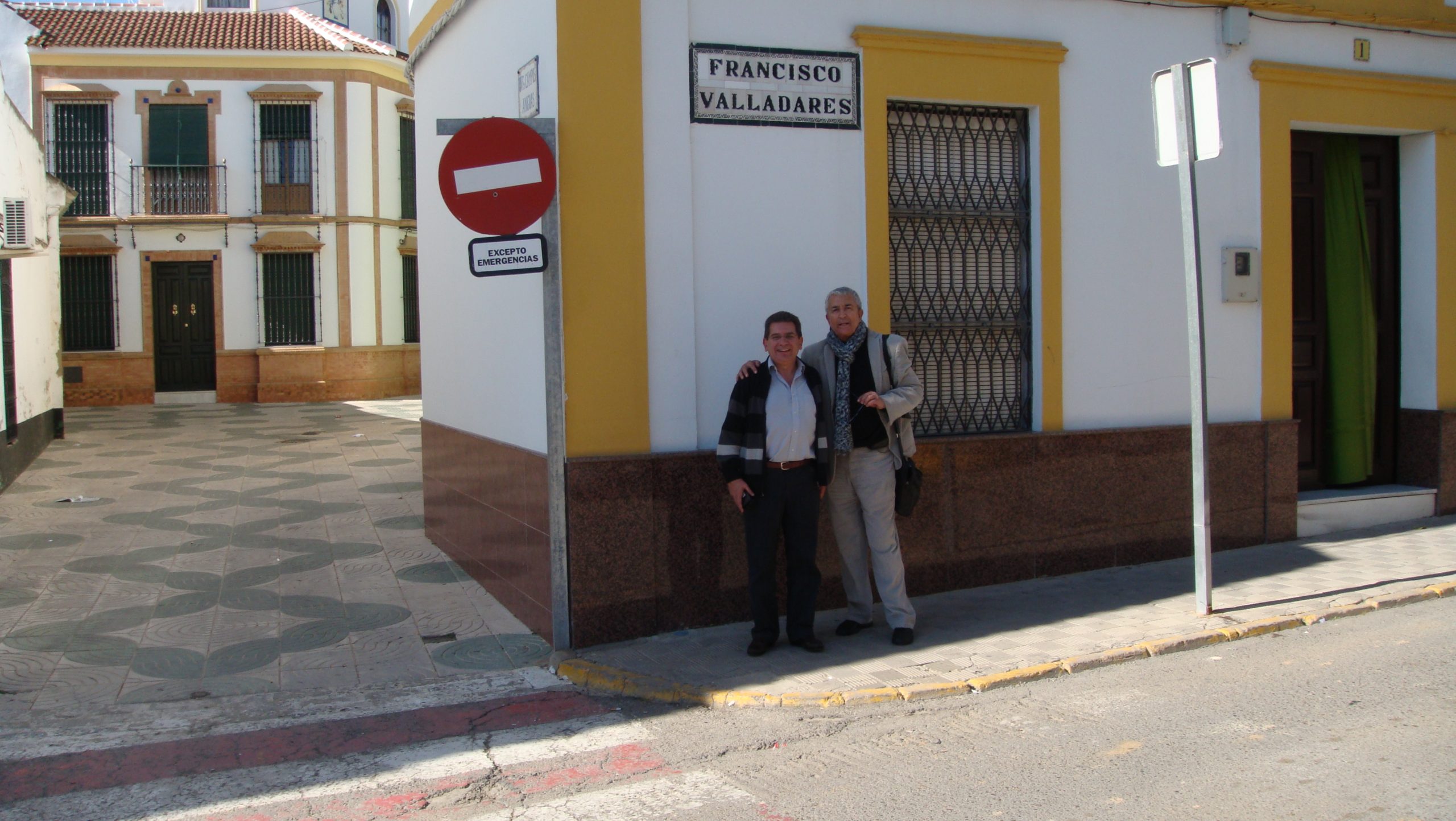 2008. Sevilla. Con Paco Valladares