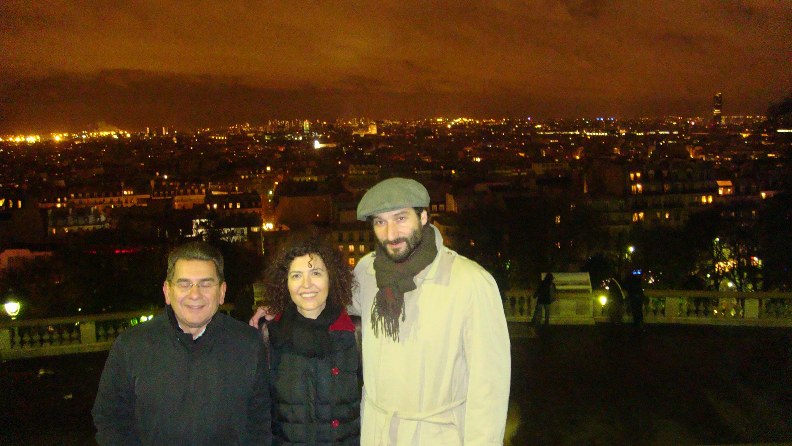 2009. Paris. Con Amparo Pasucal y Giuliano Spinelli 