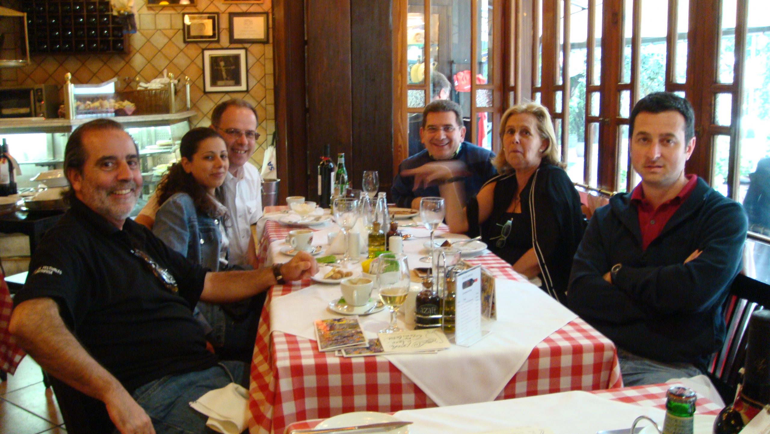 2009. Sao Paulo. Con Norka Chiapuso, Juan Calzada, entre otros