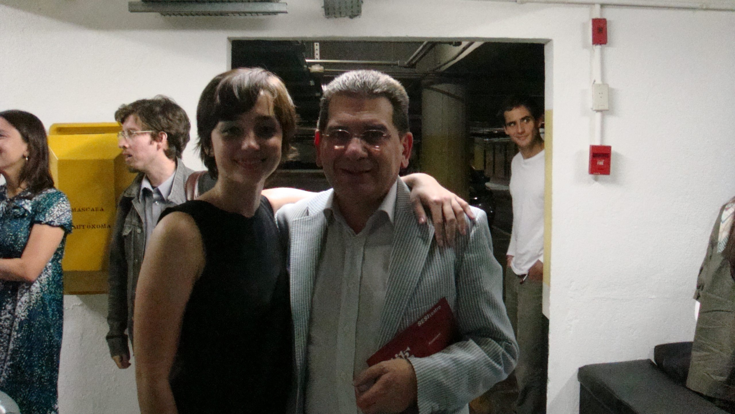 2009. Sao Paulo. Con actriz brasileña