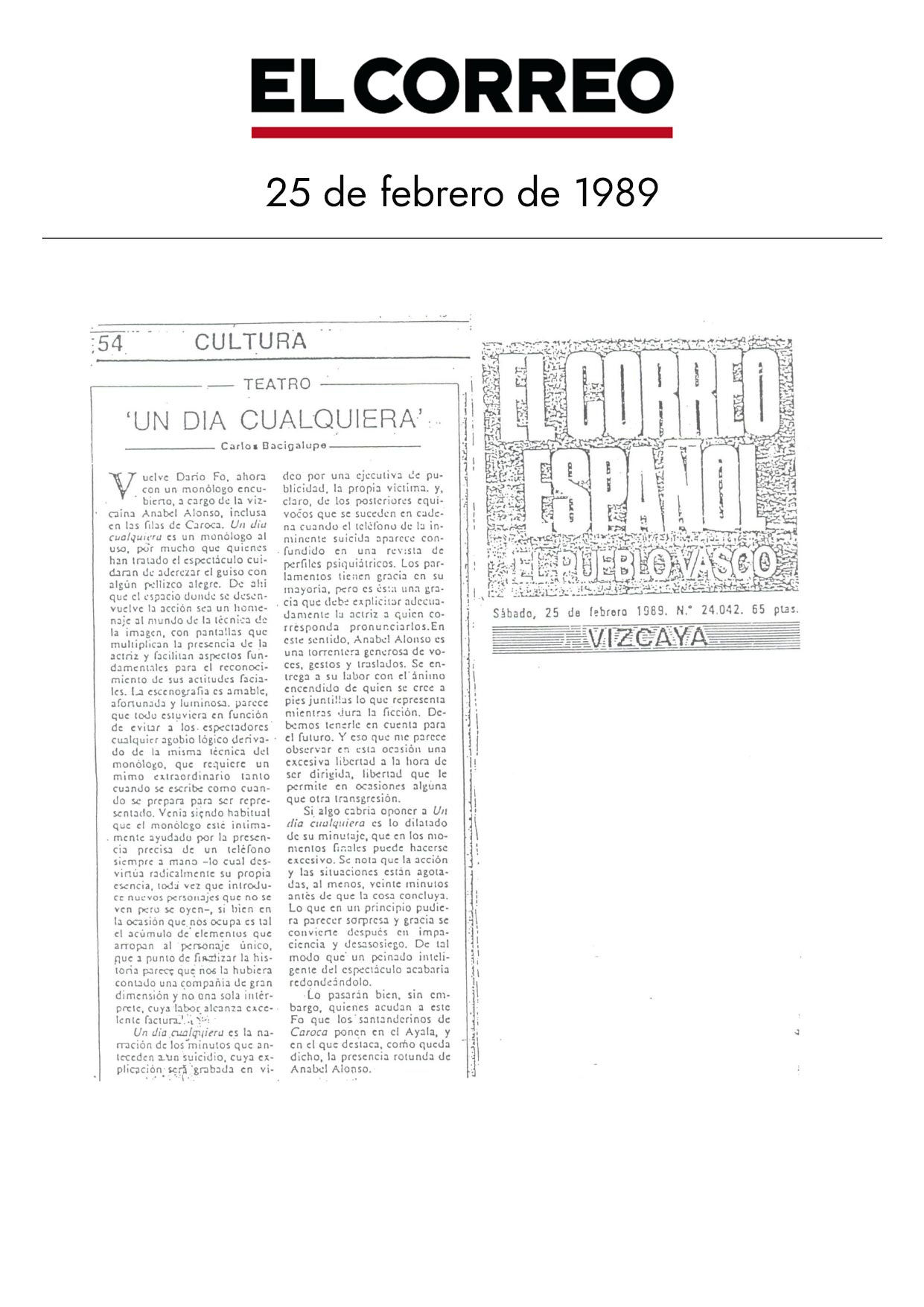 El Correo - 25/02/1989