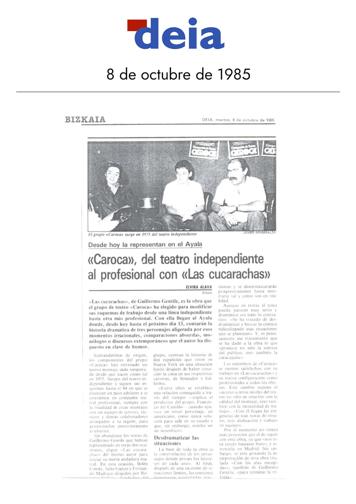 Deia - 08/10/1985