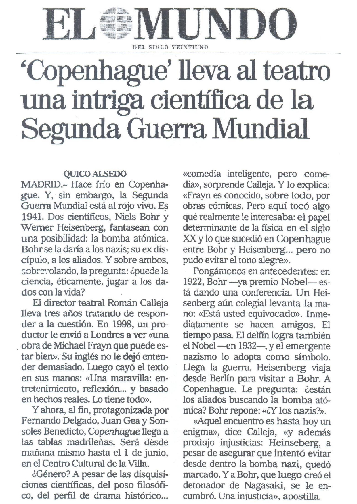 El Mundo - 18/04/2003
