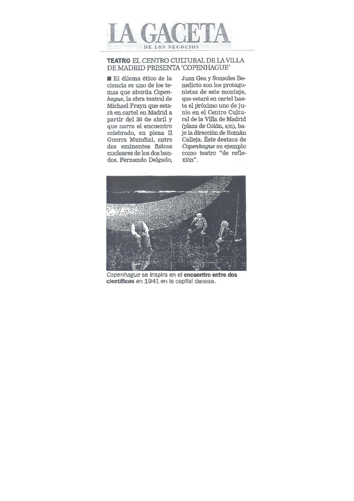 La Gaceta - 16/04/2003