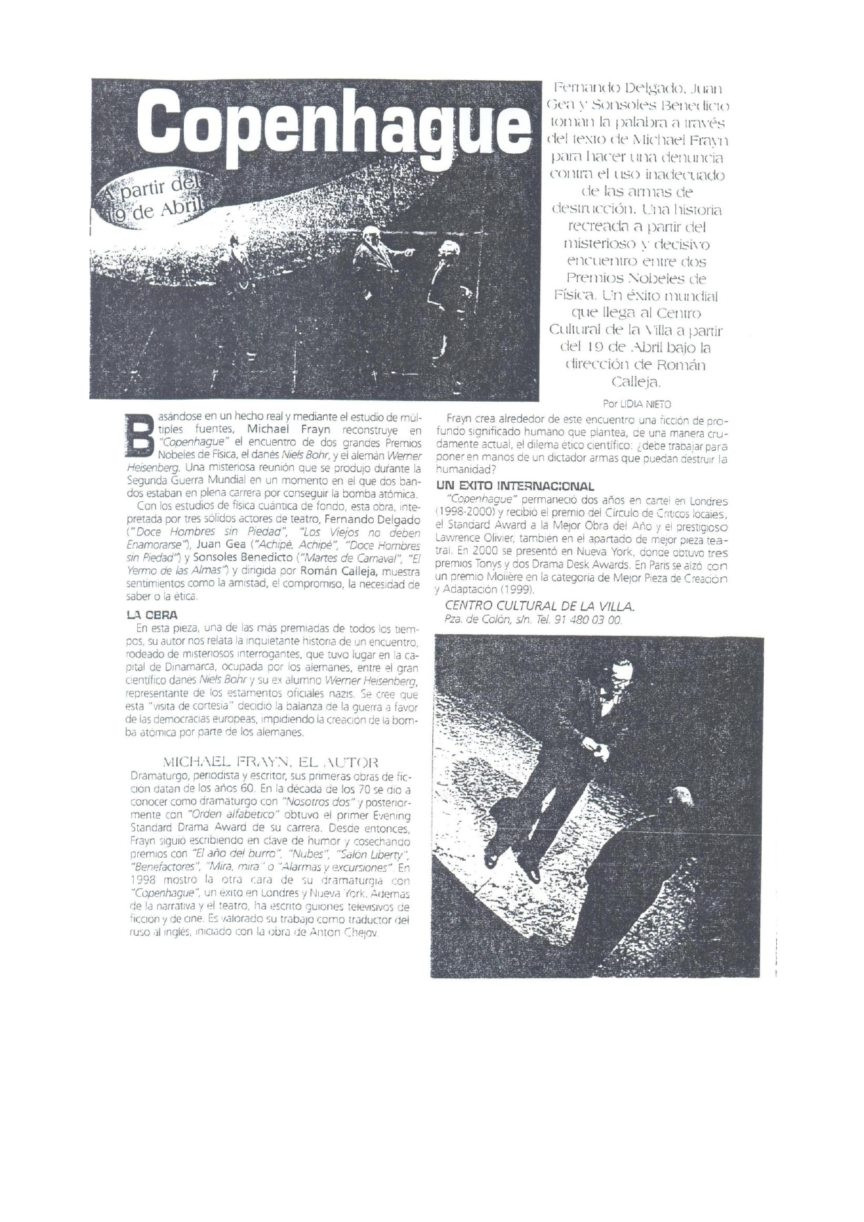 Teatros - 01/04/2003