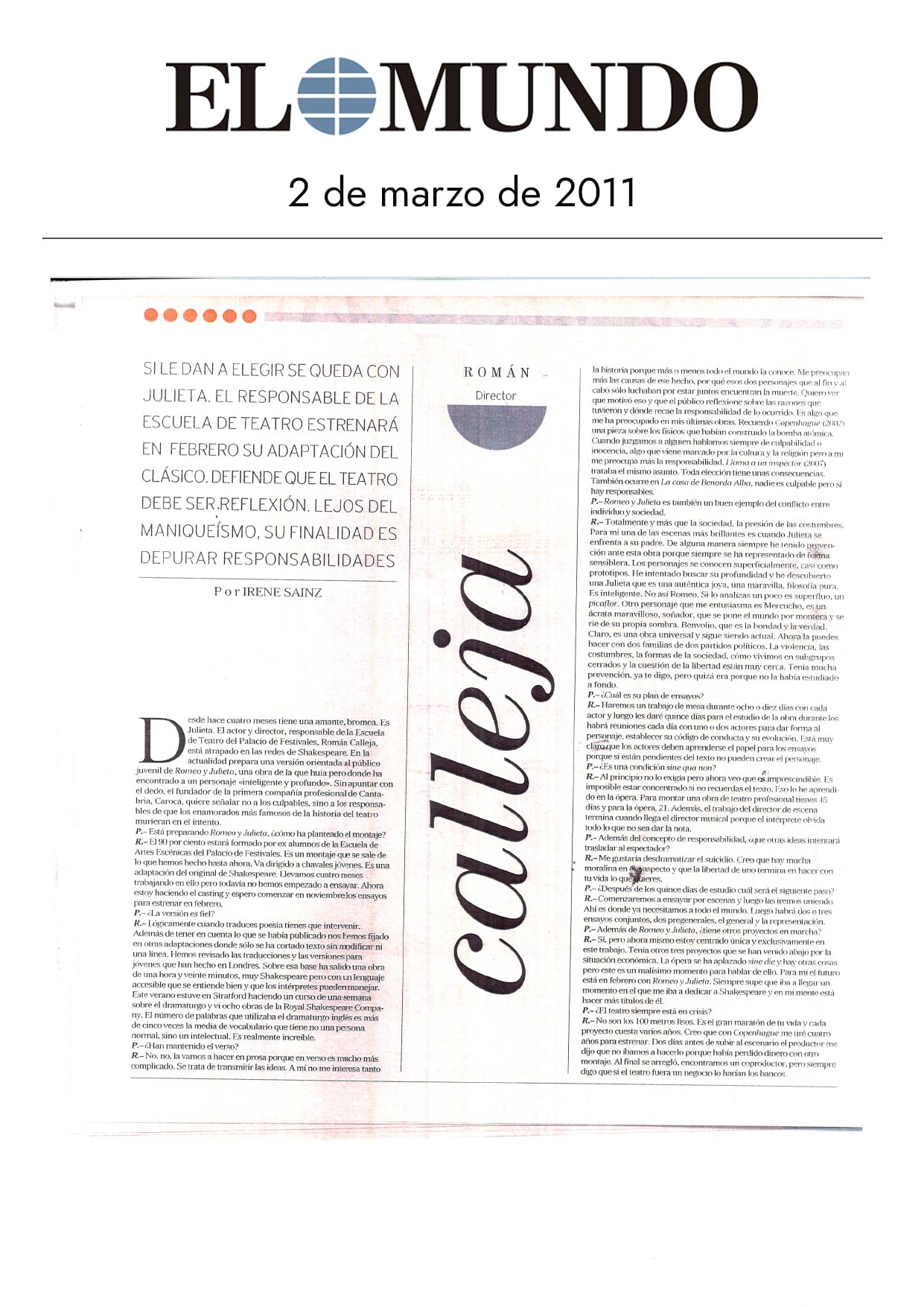 El Mundo - 02/03/2011