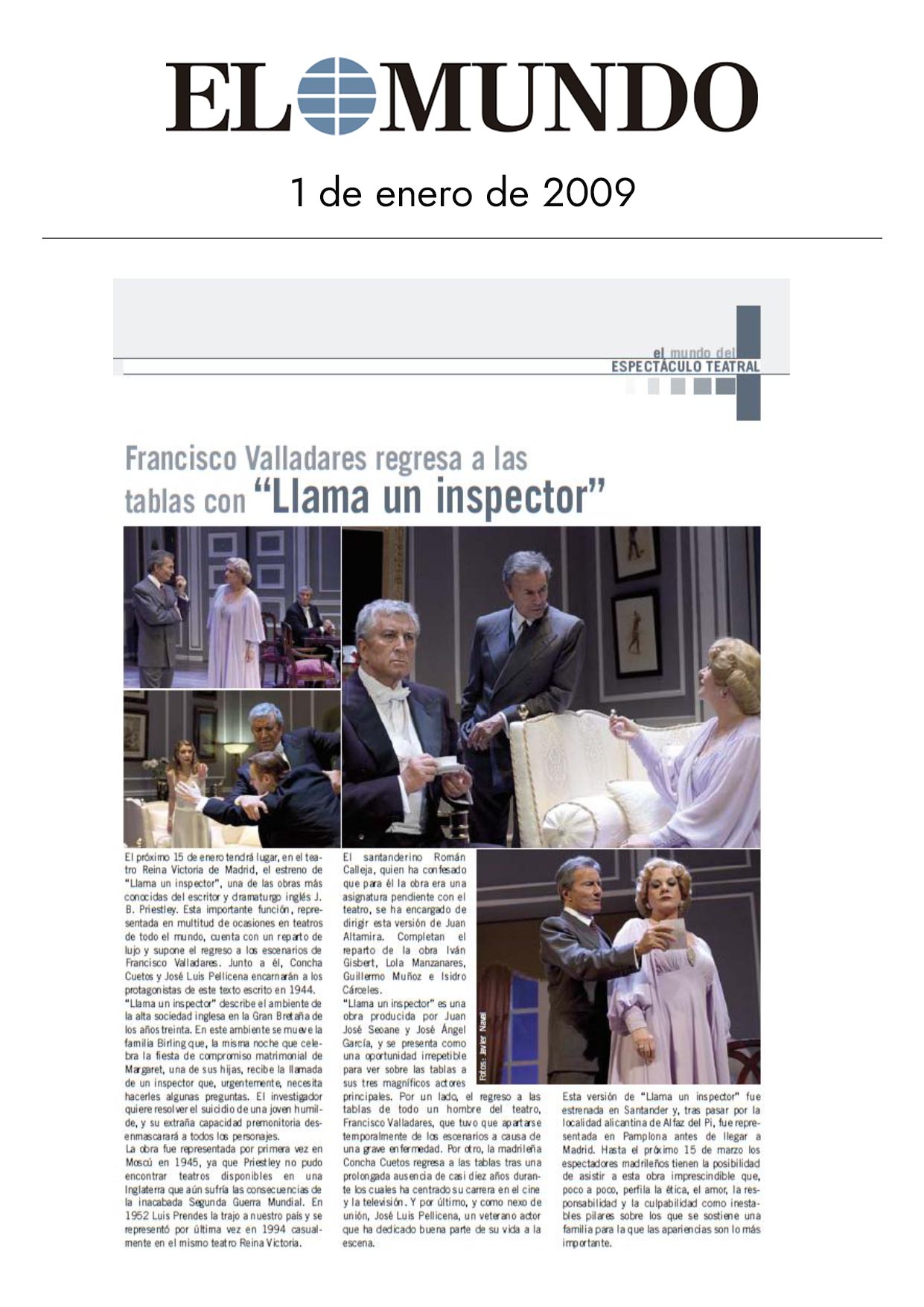 El Mundo - 01/01/2009