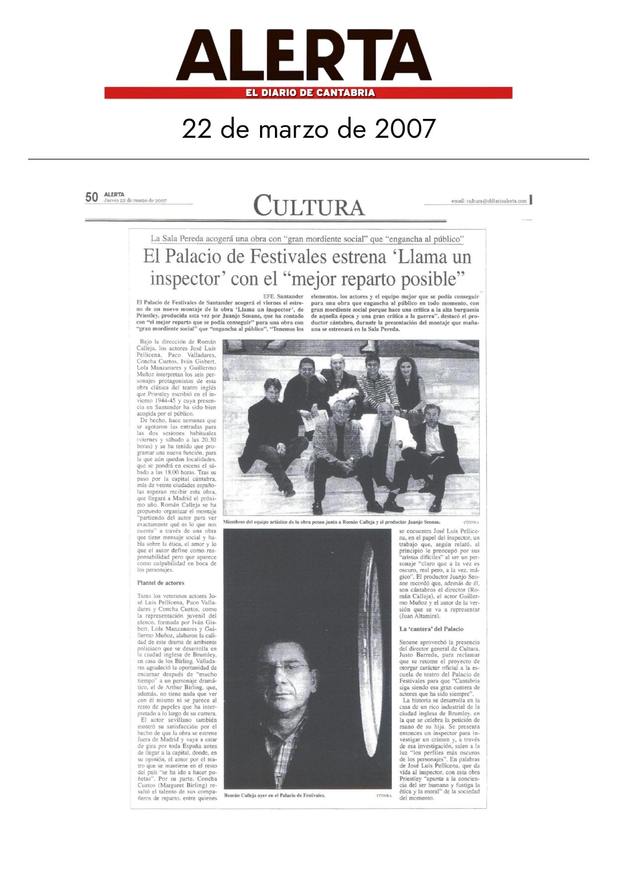 Alerta - 22/03/2007