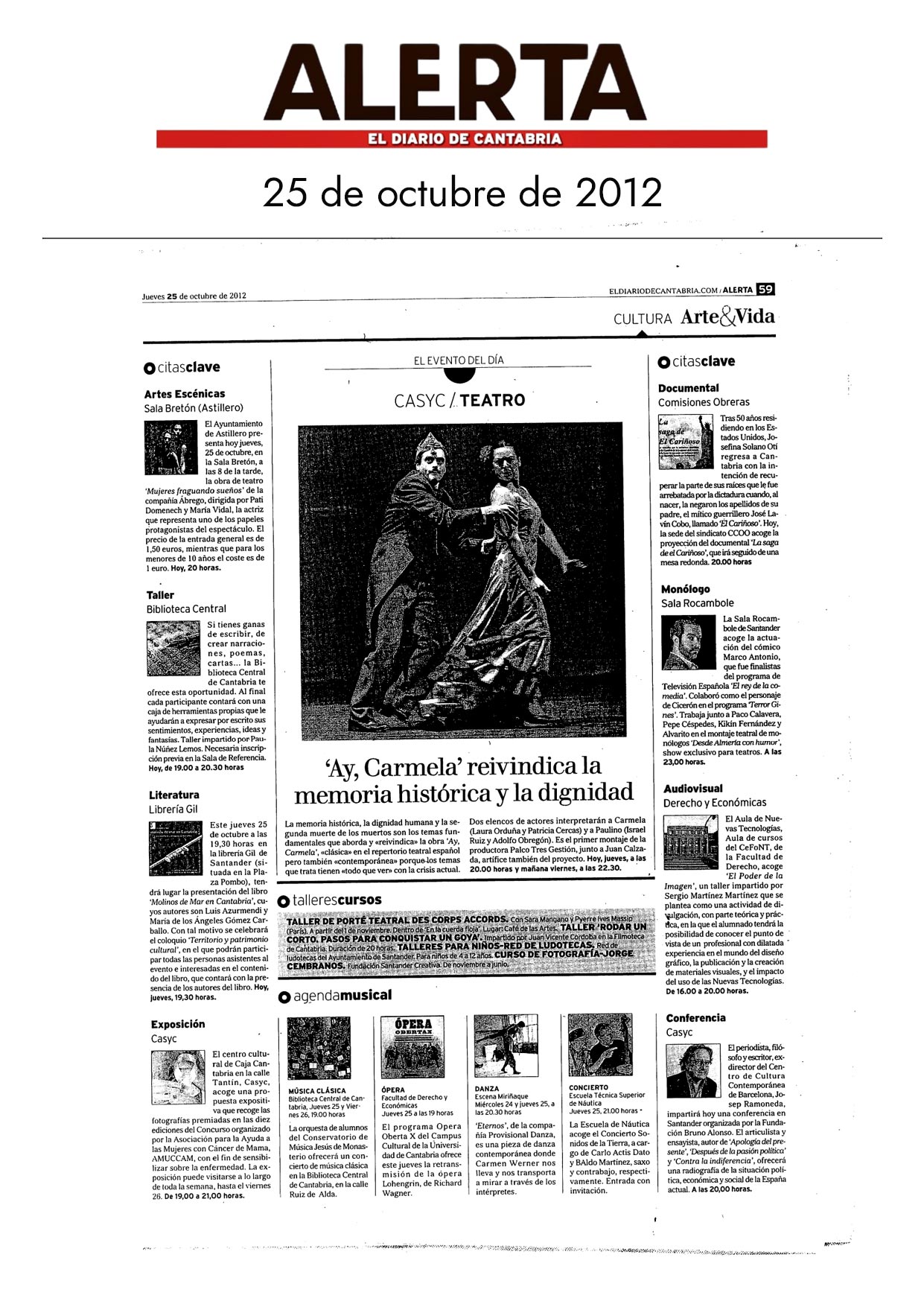 Alerta - 25/10/2012