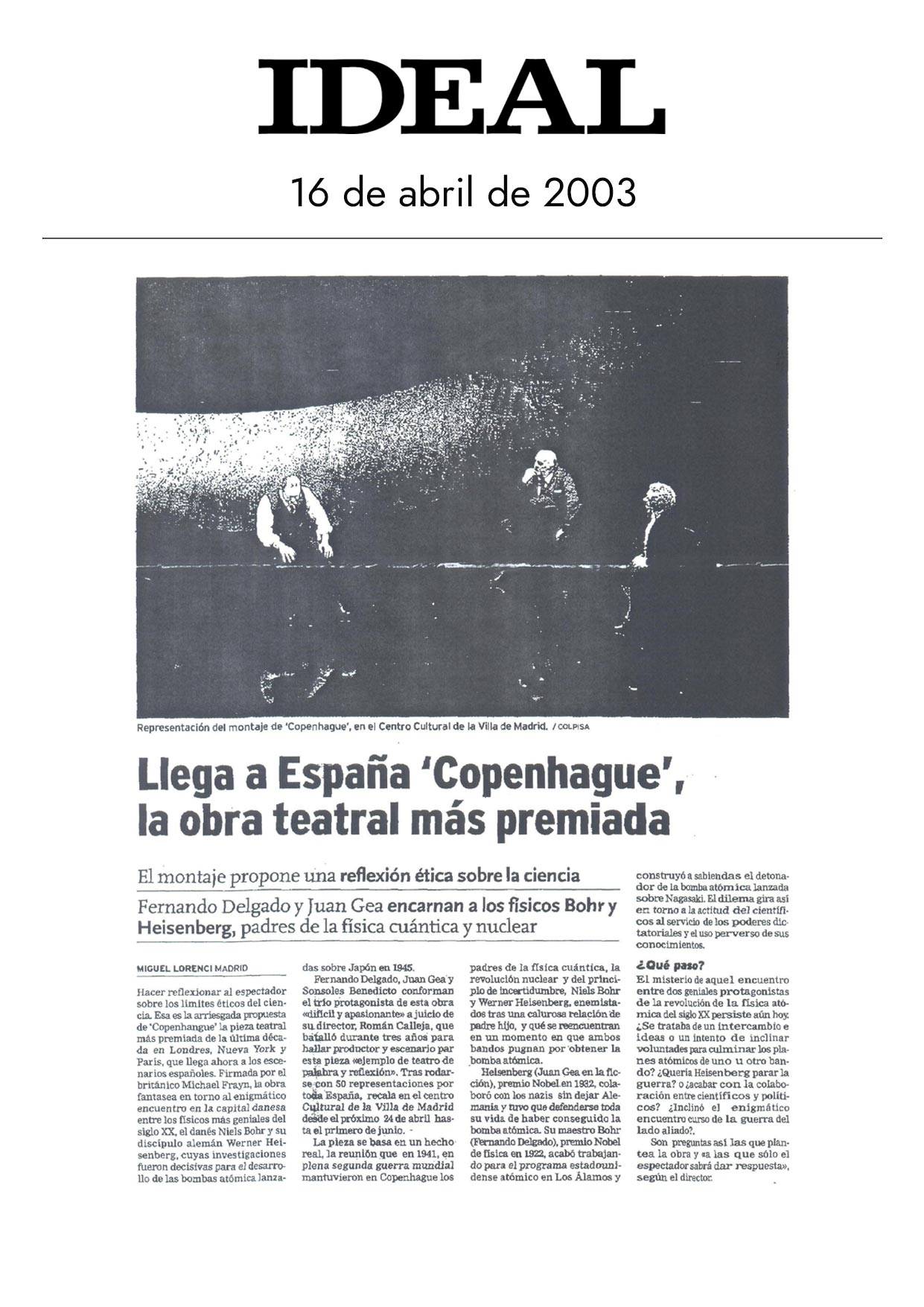 Ideal Granada - 16/04/2003